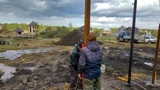 Заказать монтаж винтовых свай в Узловая - цена под ключ с доставкой от 1852 шт