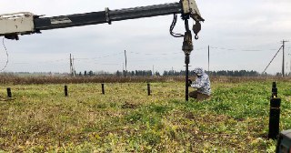 Установка винтовых свай Узловая цена от 3086 руб.