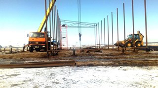 Аренда экскаватора погрузчика с ямобуром в Узловая цена от 1543 руб
